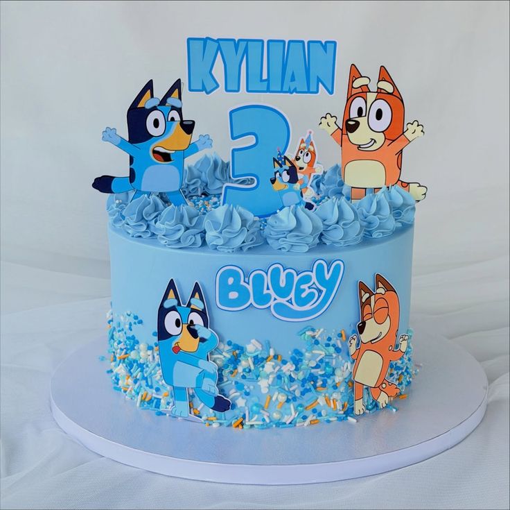 Pastel infantil Bluey
